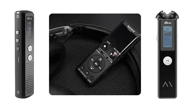 Основные параметры на которые стоит обращать внимание, при выборе диктофона