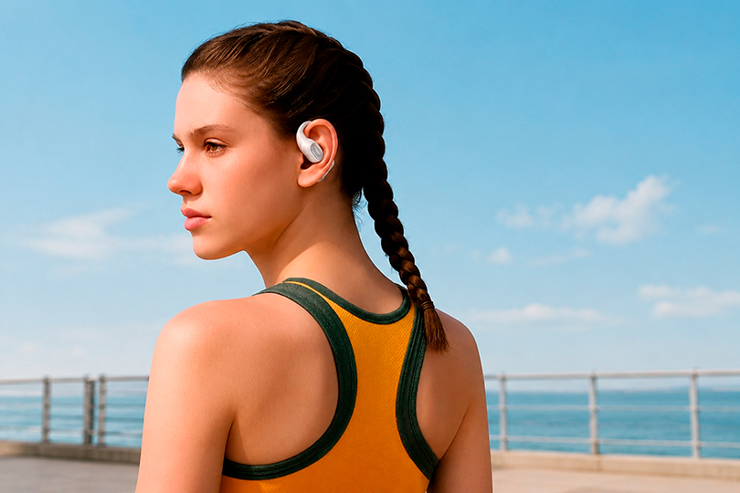 UGREEN WS213 FitBuds Open-Ear White — доступный open-ear с заушной фиксацией