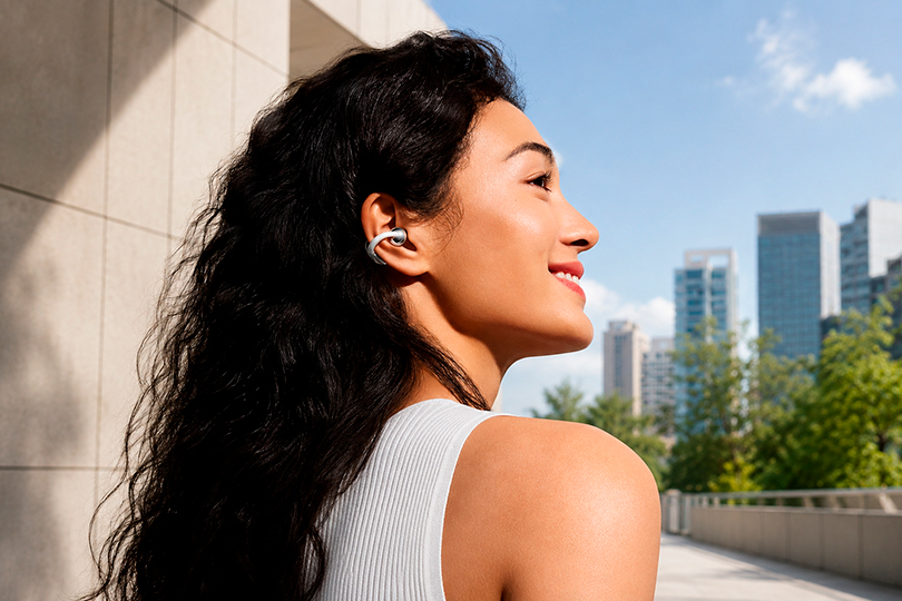 Huawei FreeClip 2 Blue — клипсовый lifestyle-формат