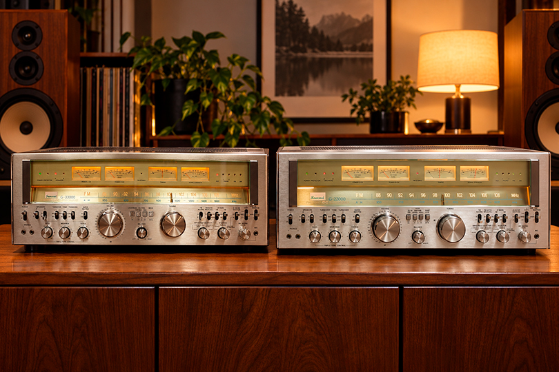 Sansui G-22000 и G-33000: один ресивер в двух корпусах