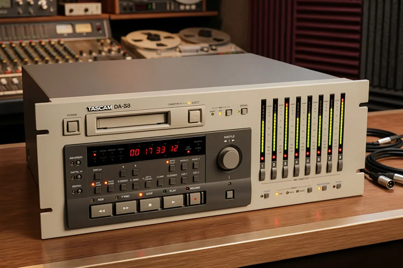 TASCAM и Portastudio: студия помещается на столе