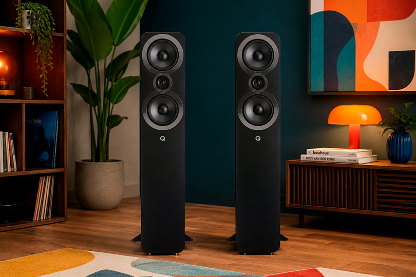 Q Acoustics 3050i Carbon Black — универсальность и комфортный характер