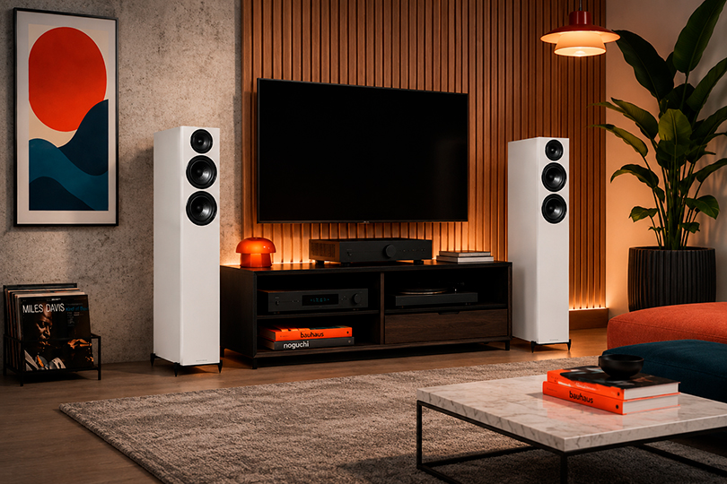 Wharfedale Diamond 12.4i Grey — сбалансированное звучание для спокойного прослушивания
