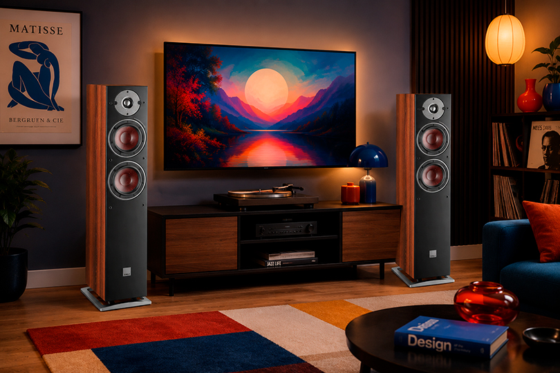 DALI Oberon 5 Dark Walnut — объёмный звук в компактном корпусе