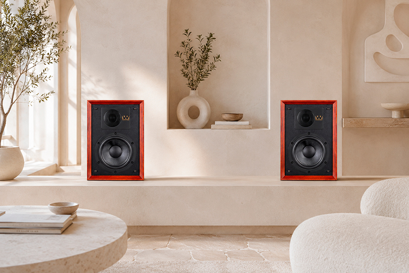 Wharfedale Denton 85th Anniversary Mahogany Red — винтажный дизайн и классический британский звук