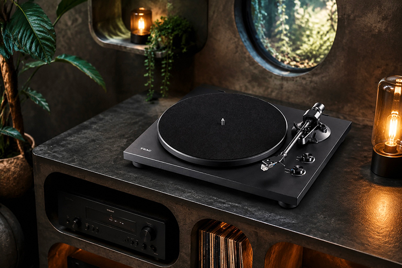 TEAC TN-280BT-A3 Black — классический подход с беспроводными технологиями