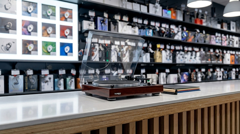 Thorens TD 102A Highgloss Walnut