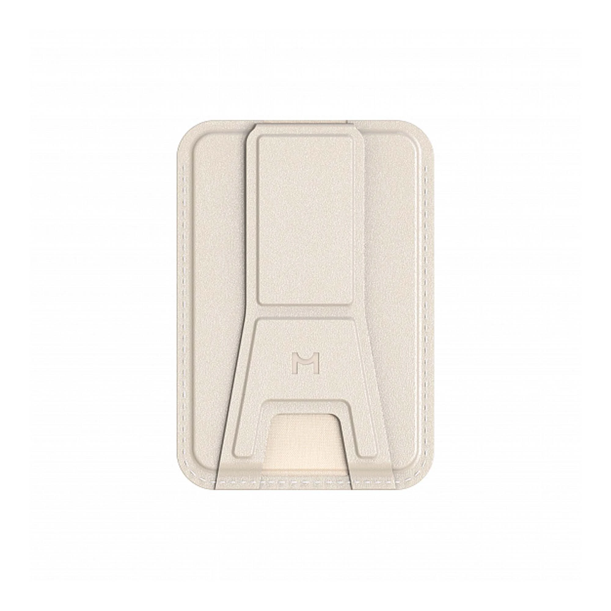 Magssory Duo Magnetic Kickstand Wallet Ivory