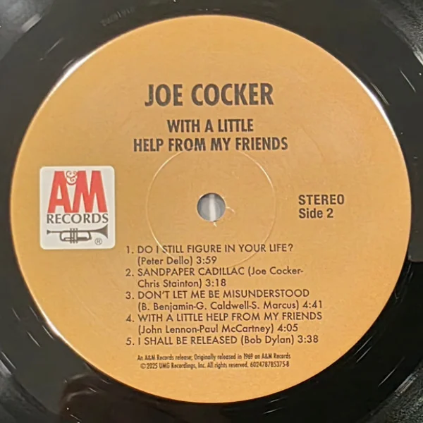 Виниловая пластинка Joe Cocker – With A Little Help From My Friends LP - рис.3
