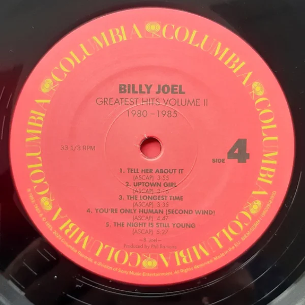 Виниловая пластинка Billy Joel - Greatest Hits Volume I & Volume II - 2LP - рис.8