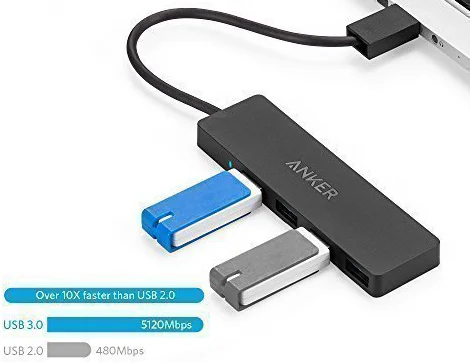 USB HUB Anker Ultra Slim USB 3.0 USB hub - рис.3
