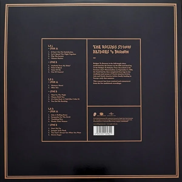 Виниловая пластинка The Rolling Stones – Bridges To Bremen LP - рис.3