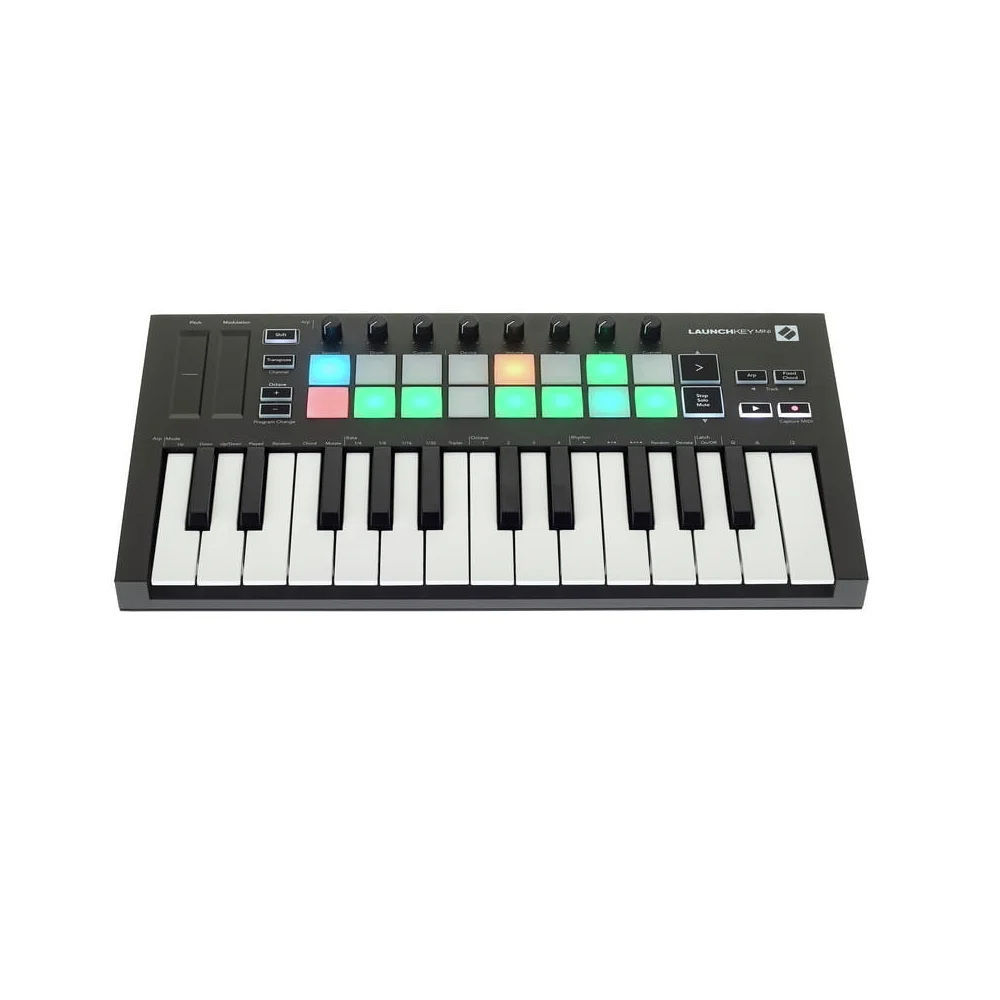 Купить MIDI-контроллеры и клавиатуры midi-клавиатуру Novation