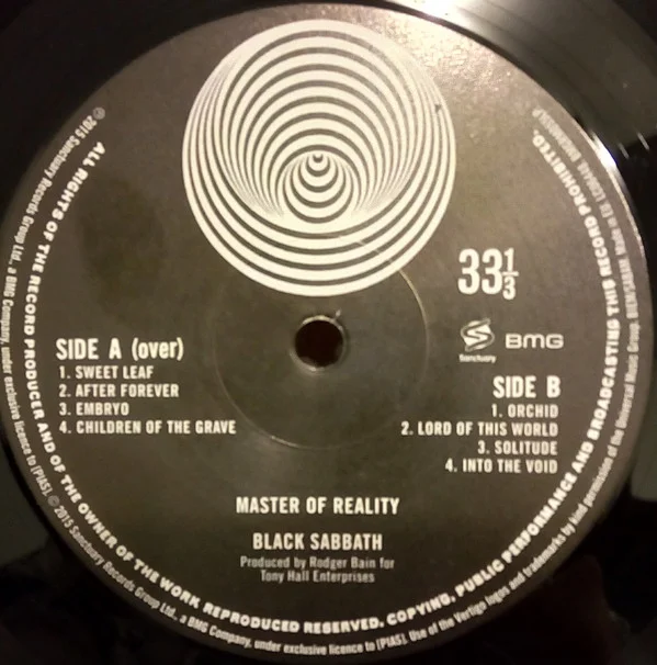 Виниловая пластинка Black Sabbath - Master Of Reality - рис.2