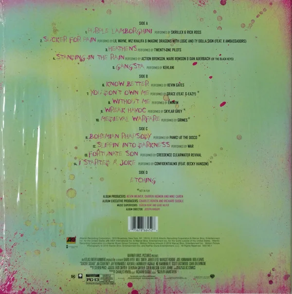 Виниловая пластинка Various - Suicide Squad (The Album) - рис.2
