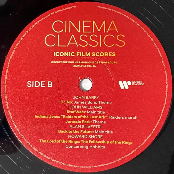 Виниловая пластинка Orchestre Philharmonique de Strasbourg & Marko Letonja / Cinema Classics - Iconic Film Scores (1LP)