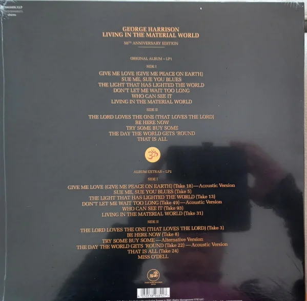 Виниловая пластинка George Harrison – Living In The Material World - LP - рис.1