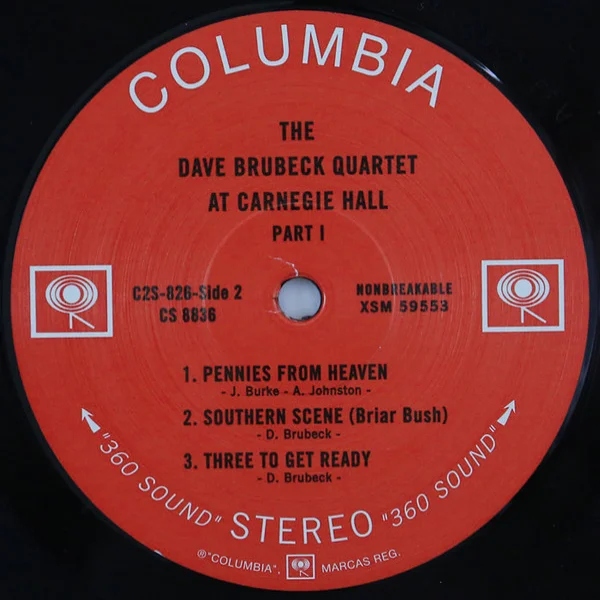 Виниловая пластинка The Dave Brubeck Quartet - At Carnegie Hall (Analogue) - 2LP - рис.5