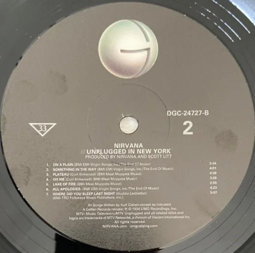 Виниловая пластинка Nirvana – MTV Unplugged In New York LP - рис.5