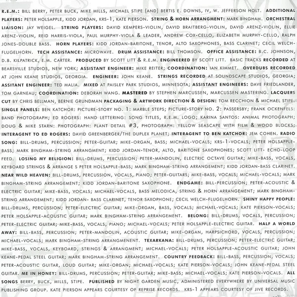 Виниловая пластинка R.E.M. - Out Of Time - рис.3