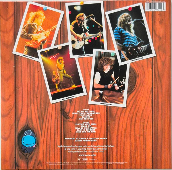 Виниловая пластинка AC/DC – Fly On The Wall (Coloured Gold) LP - рис.1