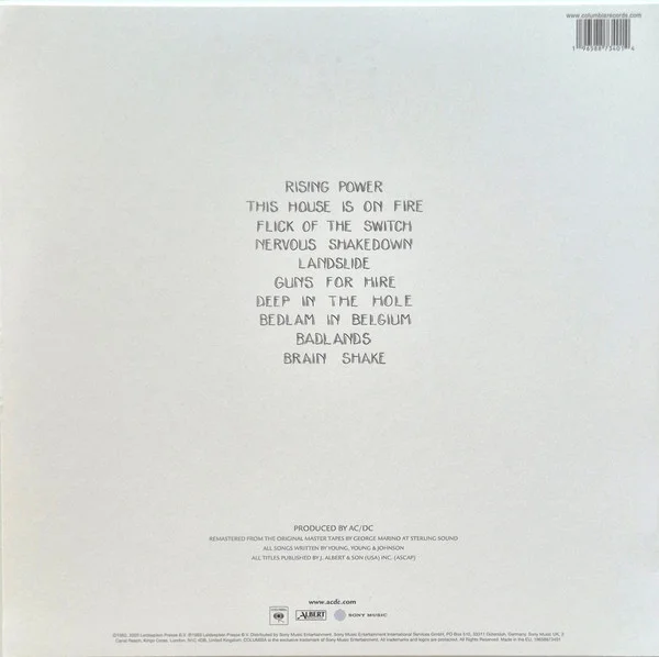 Виниловая пластинка AC/DC – Flick Of The Switch (Coloured Gold) LP - рис.1