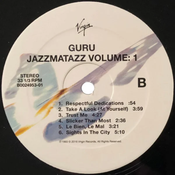 Виниловая пластинка Guru - Jazzmatazz (Volume 1) LP - рис.3