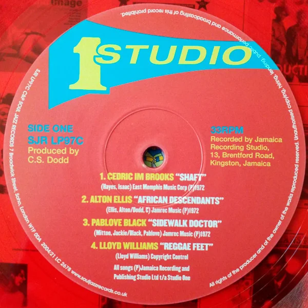 Виниловая пластинка Various – Studio One Funk 2LP (Transparent Red) - рис.4