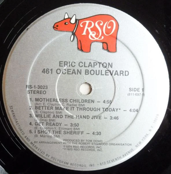 Виниловая пластинка Eric Clapton - 461 Ocean Boulevard - рис.2