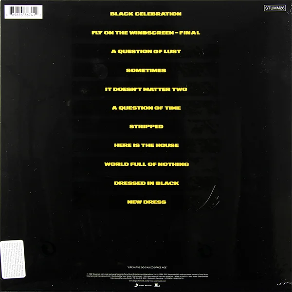 Виниловая пластинка Depeche Mode – Black Celebration LP - рис.1
