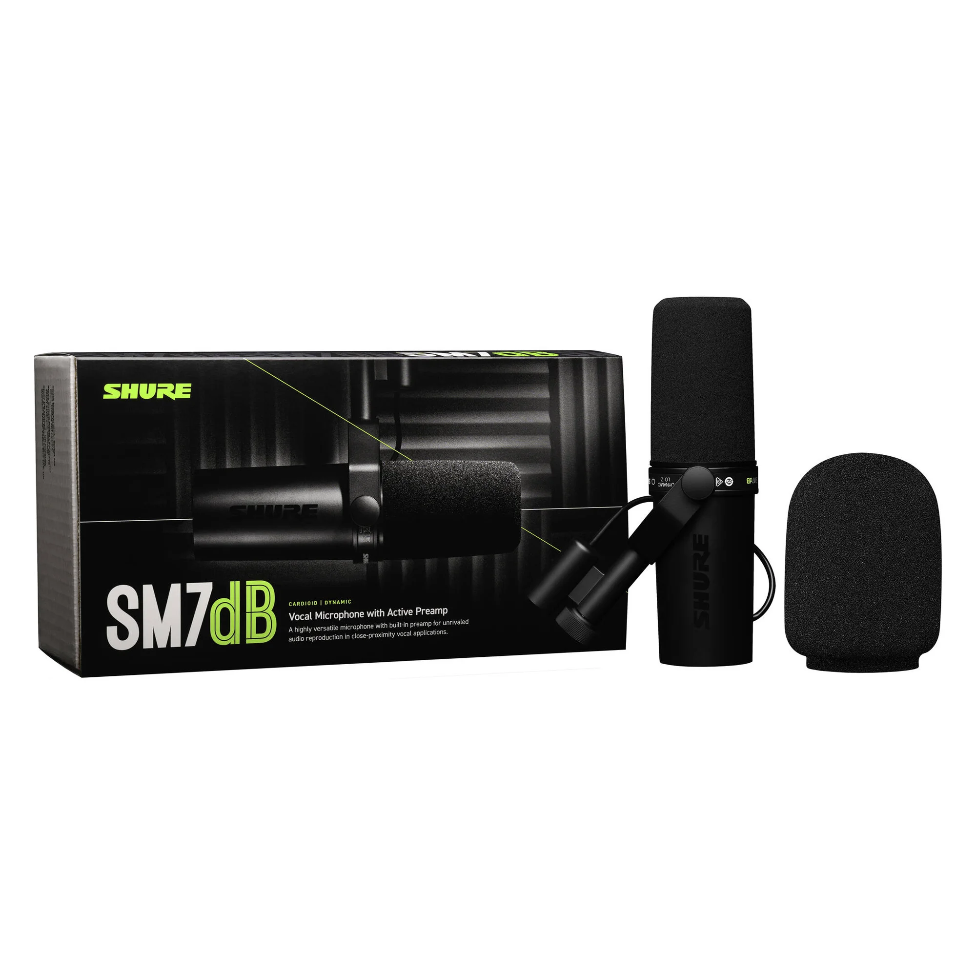 【うめぼし】SHURE SM7dB Купить микрофон вокальный Shure SM7dB Black по цене 69990 руб. в