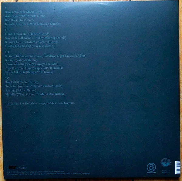 Виниловая пластинка She Past Away – X LP Turquoise - рис.1