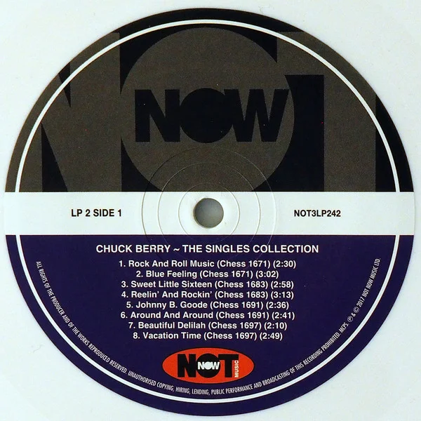 Виниловая пластинка Chuck Berry - The Singles Collection - рис.3