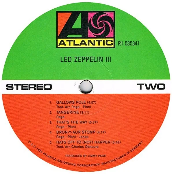 Виниловая пластинка Led Zeppelin - Led Zeppelin III - 2LP - рис.4