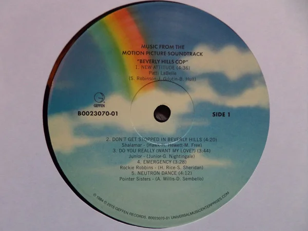 Виниловая пластинка Various - Music From The Motion Picture Soundtrack - Beverly Hills Cop - рис.2