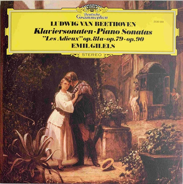 Виниловая пластинка Ludwig van Beethoven, Emil Gilels - Piano Sonatas Nos.25-27 LP - рис.0