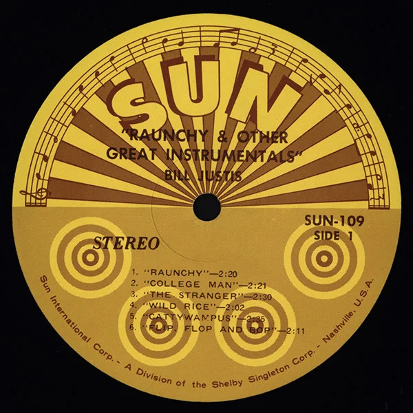 Виниловая пластинка Bill Justis - Raunchy & Other Great Instrumentals LP - рис.3