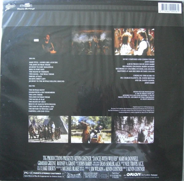 Виниловая пластинка John Barry - Dances With Wolves (Original Motion Picture Soundtrack) - LP - рис.1