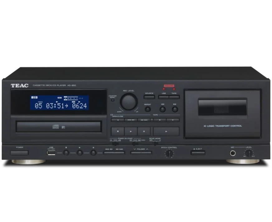 Купить кассетную деку TEAC AD-850 Black CD по цене от 85390 руб ...
