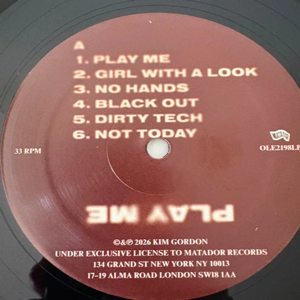Виниловая пластинка Kim Gordon - Play Me LP - рис.4