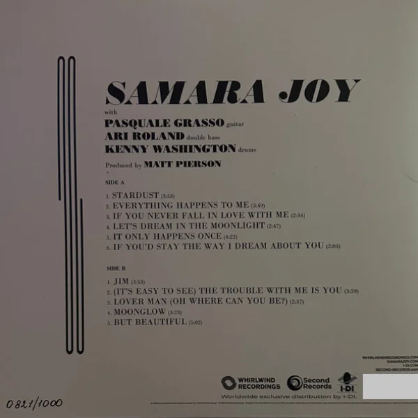 Виниловая пластинка Samara Joy – Samara Joy (Violet & Orange, Black Splatter) LP - рис.2