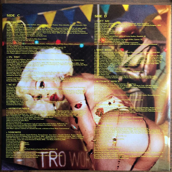 Виниловая пластинка Travis Scott - Astroworld - 2LP - рис.8