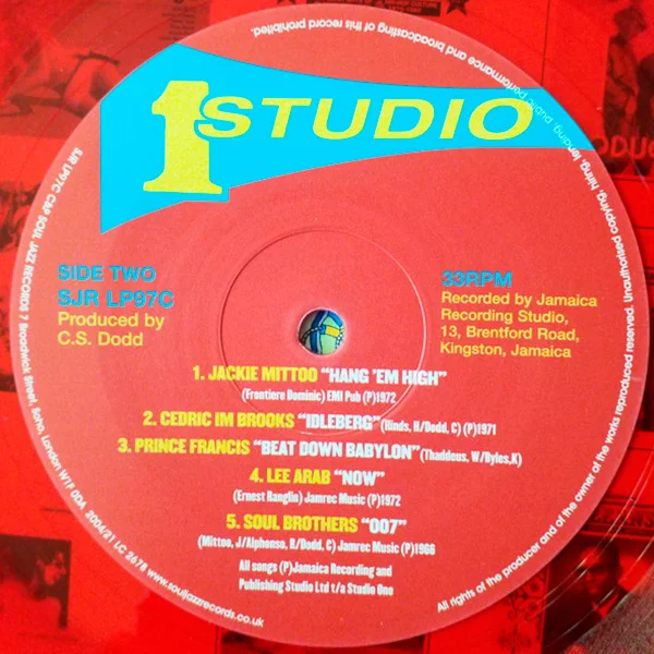 Виниловая пластинка Various – Studio One Funk 2LP (Transparent Red) - рис.5