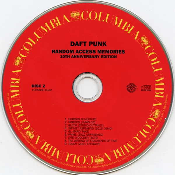 CD-диск Daft Punk – Random Access Memories (10th Anniversary Edition) CD - рис.7
