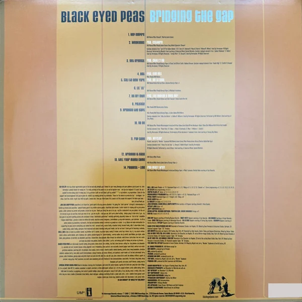 Виниловая пластинка Black Eyed Peas – Bridging The Gap - 2LP - рис.3
