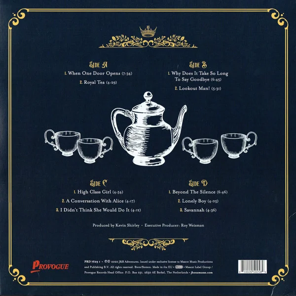 Виниловая пластинка Joe Bonamassa - Royal Tea - Clear 2LP - рис.1