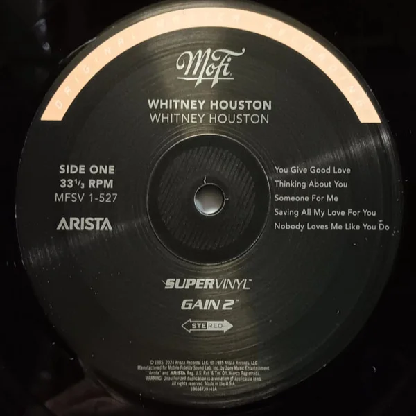 Виниловая пластинка Whitney Houston - Whitney Houston (Original Master Recording) LP - рис.2