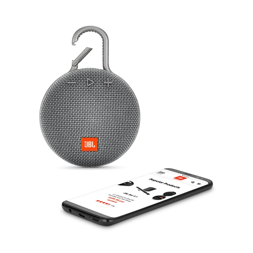 Портативная колонка JBL Clip 3 Grey - рис.4