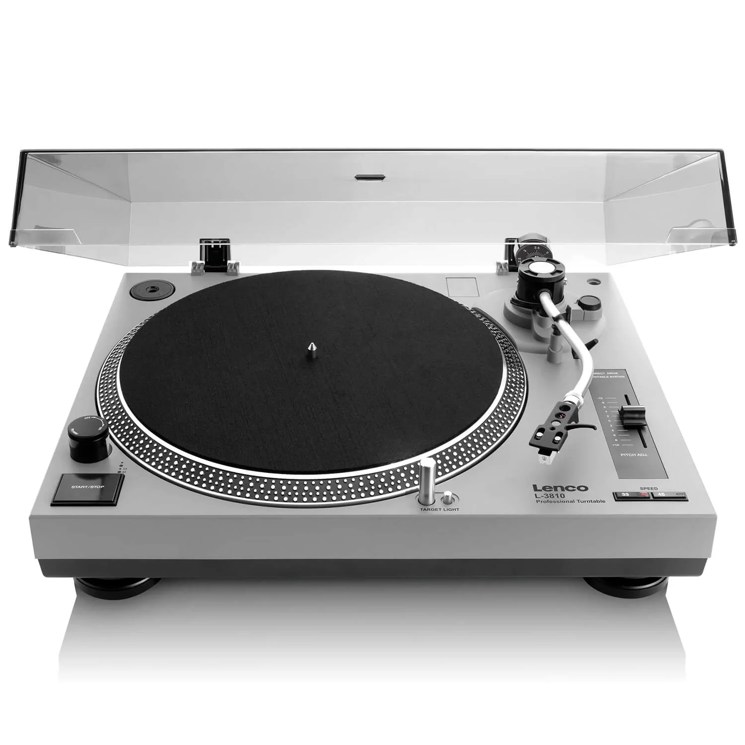 Купить проигрыватель винила Lenco L-3810 Grey по цене от 44990 руб ...