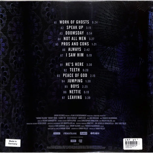 Пластинка OST Women Talking – Hildur Gudnadottir LP - рис.1